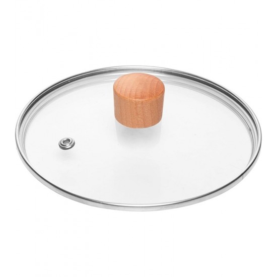 Caçarola Leire 2,5 Litros 16cm Vidro Borossilicato com Tampa